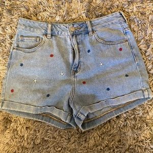 Reposh!!! Super cute American flag star shorts!